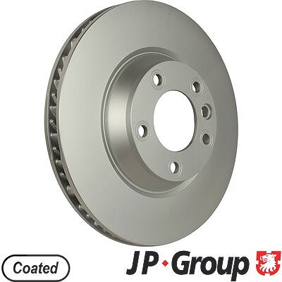 Jp Group 1x Bremsscheibe belüftet vorne links [Hersteller-Nr. 1163105170] für Audi, VW, Porsche