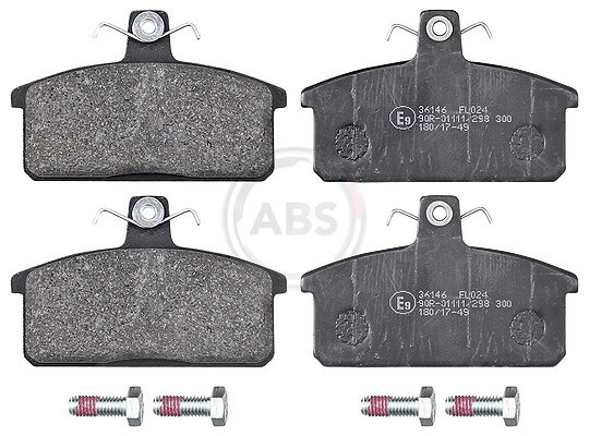 A.b.s. Bremsbelagsatz, Scheibenbremse [Hersteller-Nr. 36146] für Lancia, Autobianchi