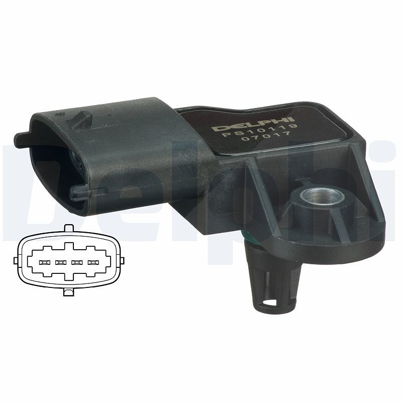 Delphi Sensor, Saugrohrdruck [Hersteller-Nr. PS10119] für Renault, Suzuki