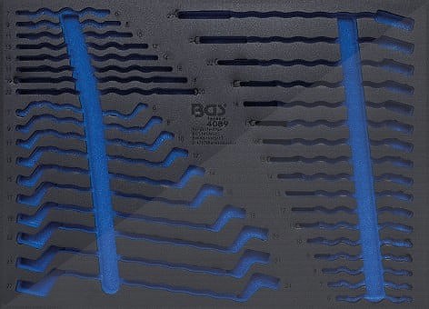 Bgs Werkstattwageneinlage 3/3 - leer - für Art. 4089 [Hersteller-Nr. 4089-1]