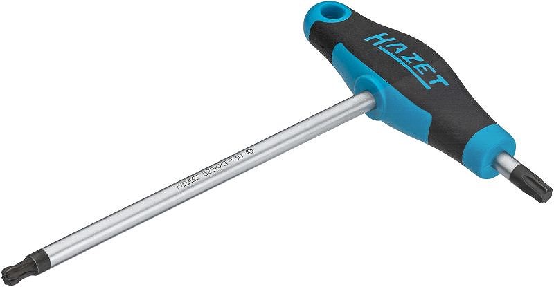 Hazet Schraubendreher - mit T-Griff - Innen TORX® Profil - T30 [Hersteller-Nr. 829KKT-T30]