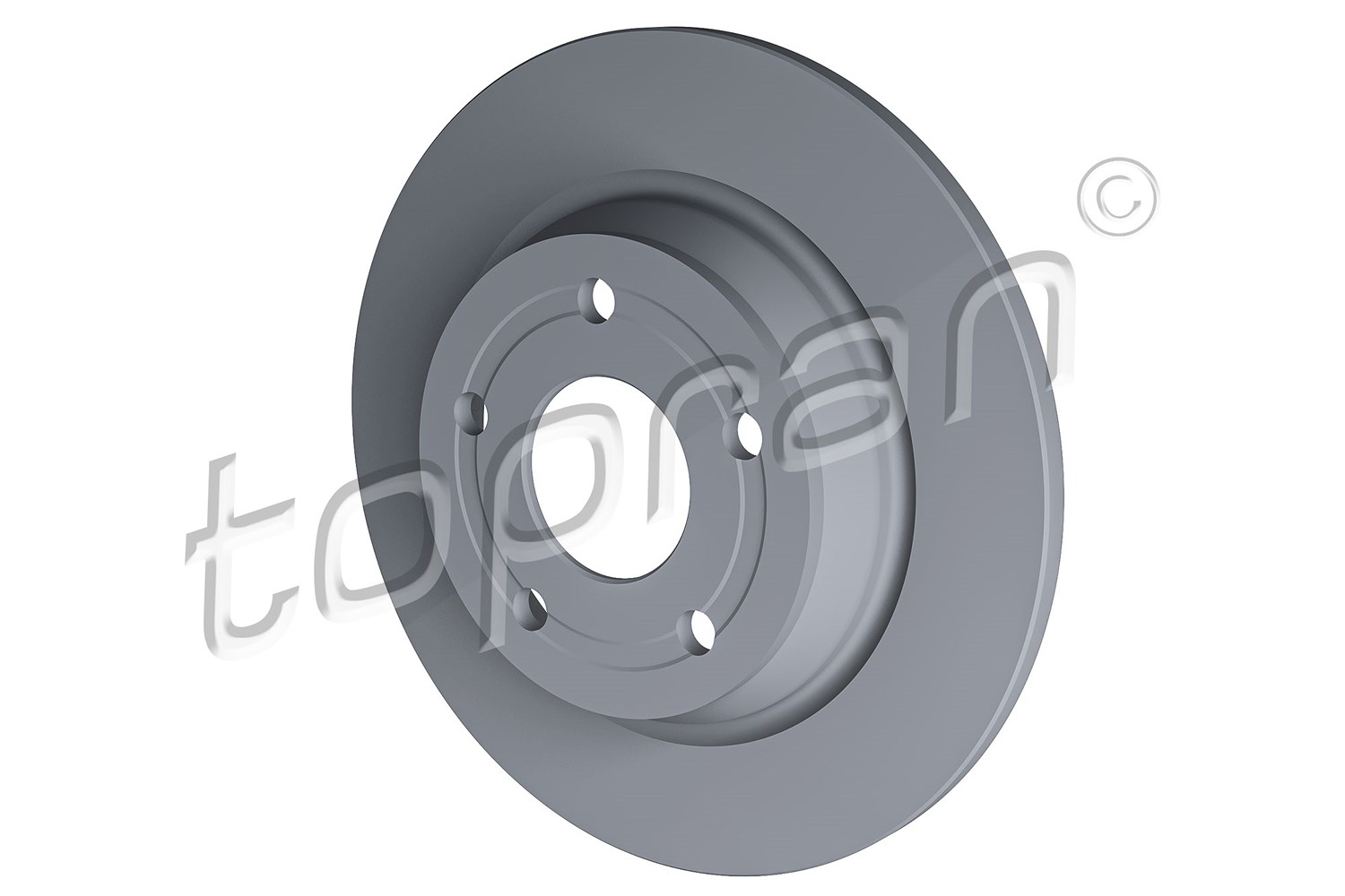 Topran 1x Bremsscheibe [Hersteller-Nr. 631171] für Ford