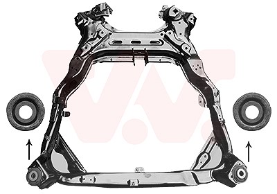 Van Wezel Hilfsrahmen/Aggregateträger [Hersteller-Nr. 2754690] für Mazda