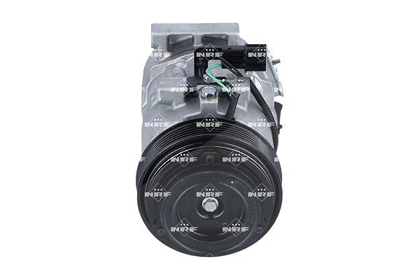 Klimakompressor 12 V Ø 117 mm DVE12N NRF passend für u.a. KIA RIO - Bild 7