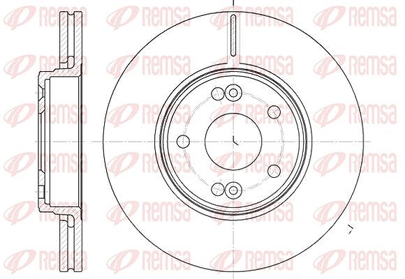 Kawe 1x Bremsscheibe [Hersteller-Nr. 669710] für Renault