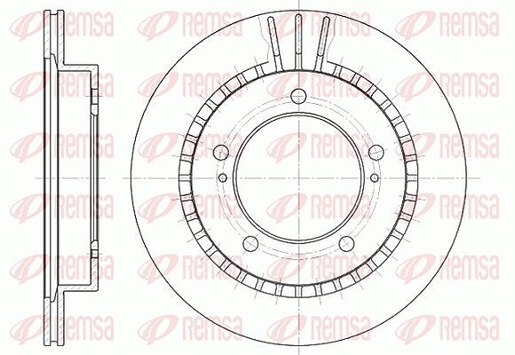 Kawe 1x Bremsscheibe [Hersteller-Nr. 649210] für Suzuki