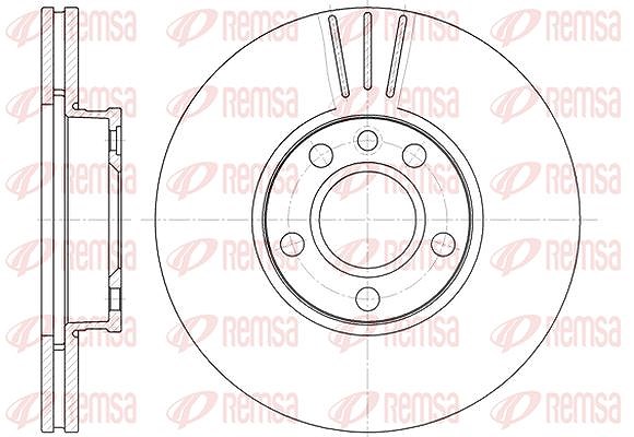 Kawe 1x Bremsscheibe [Hersteller-Nr. 666010] für Daewoo, Ford, Seat, VW