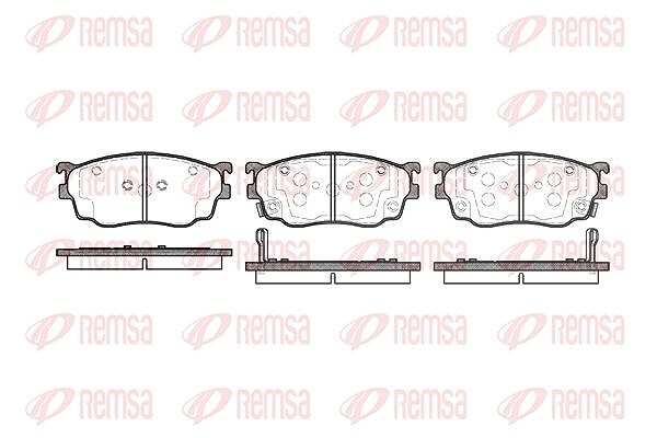 Kawe Bremsbelagsatz, Scheibenbremse [Hersteller-Nr. 080002] für Mazda