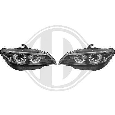 Diederichs Hauptscheinwerfersatz [Hersteller-Nr. 1251481] für BMW