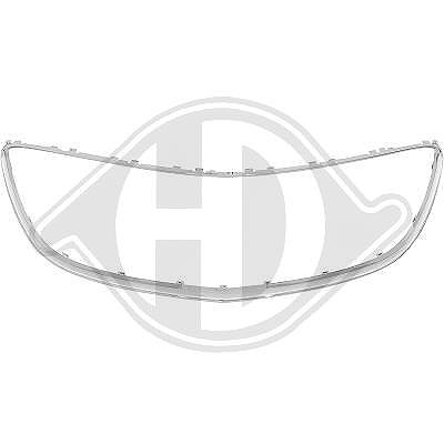 Diederichs Rahmen, Kühlergitter [Hersteller-Nr. 1826041] für Opel
