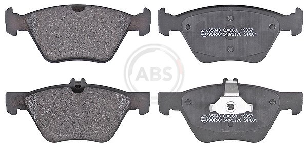 A.b.s. Bremsbelagsatz, Scheibenbremse [Hersteller-Nr. 35043] für Mercedes-Benz