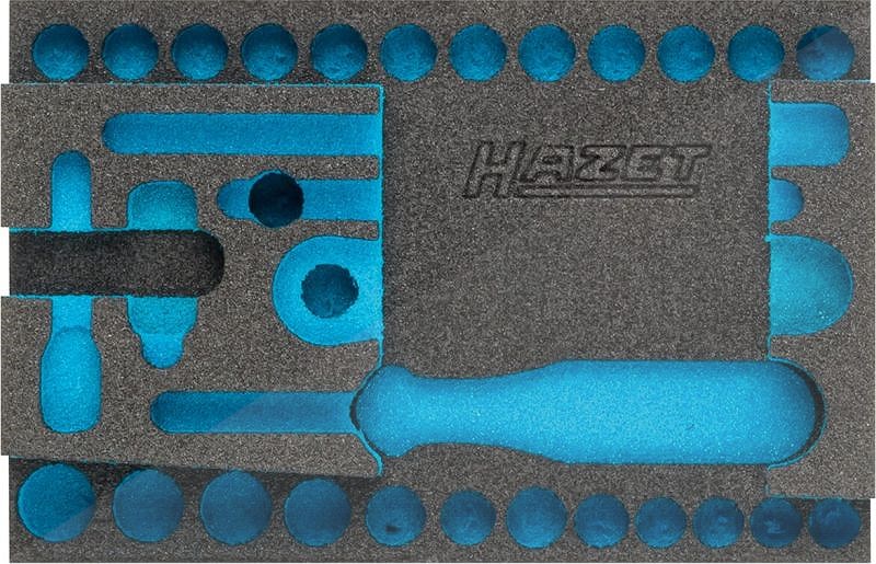 Hazet 2-Komponenten Weichschaum-Einlage - leer - für 854 [Hersteller-Nr. 163-337L]