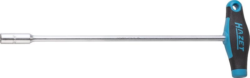 Hazet Steckschlüssel - mit T-Griff - Außen-Sechskant Profil - 7 mm [Hersteller-Nr. 428-7]