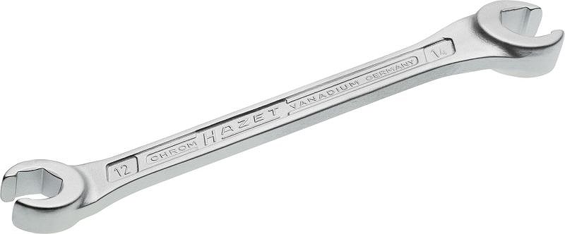 Hazet Doppel-Ringschlüssel - offen - Sechskant Profil - 12 x 14 mm [Hersteller-Nr. 612-12X14]