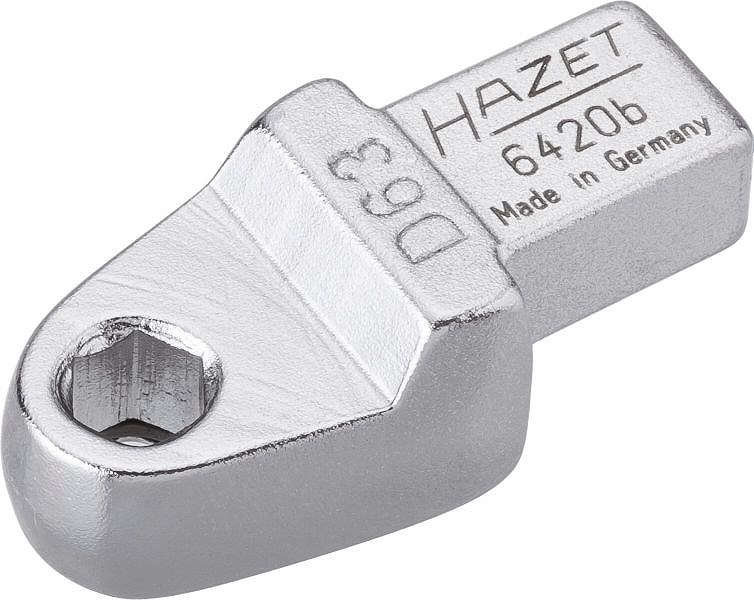 Hazet Einsteck-Halter für Bits - Vierkant 9x12mm - Sechskant 1/4 [Hersteller-Nr. 6420B]
