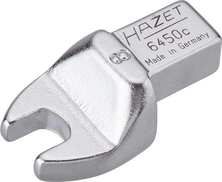 Hazet Einsteck-Maulschlüssel - Einsteck-Vierkant 9x12mm - 8mm [Hersteller-Nr. 6450C-8]