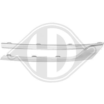 Diederichs Zier-/Schutzleiste, Kühlergitter [Hersteller-Nr. 1808043] für Opel