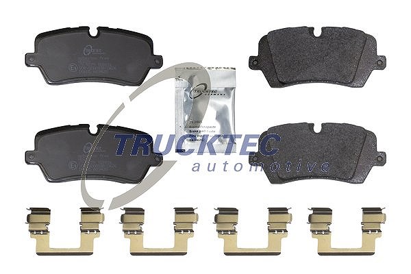 Trucktec Automotive Bremsbelagsatz, Scheibenbremse [Hersteller-Nr. 22.35.124] für Land Rover
