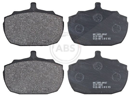 A.b.s. Bremsbelagsatz, Scheibenbremse [Hersteller-Nr. 36139] für Austin, Mg
