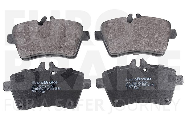 Eurobrake Bremsbeläge vorne (Satz) [Hersteller-Nr. 5502223356] für Mercedes-Benz