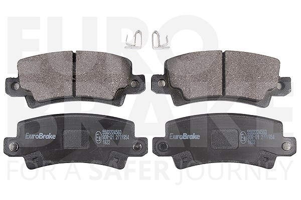 Eurobrake Bremsbelagsatz Hinterachse [Hersteller-Nr. 5502224560] für Toyota