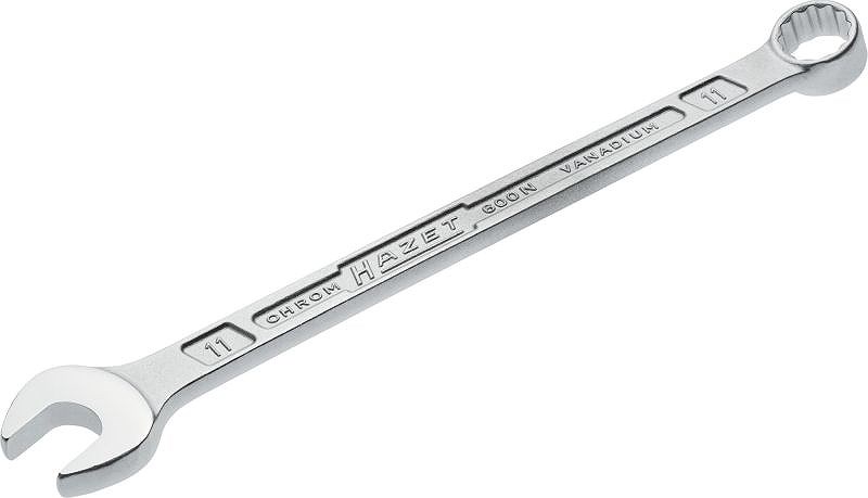 Hazet Ring-Maulschlüssel - Doppel-Sechskant-Tractionsprofil - 11 mm [Hersteller-Nr. 600N-11]