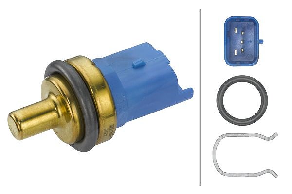 Hella Sensor, Kühlmitteltemperatur [Hersteller-Nr. 6PT013113-151] für Fiat, Citroën, Peugeot