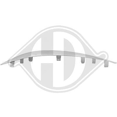 Diederichs Zier-/Schutzleiste, Stoßfänger [Hersteller-Nr. 1673062] für Mercedes-Benz