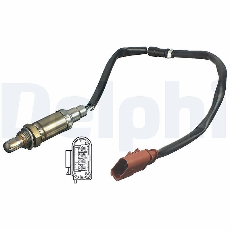Delphi Lambdasonde [Hersteller-Nr. ES11118-12B1] für VW, Skoda, Seat