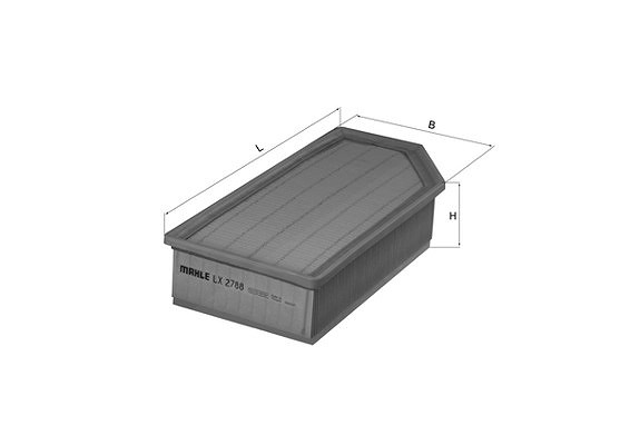 Mahle Luftfilter [Hersteller-Nr. LX2788] für Citroën, Peugeot