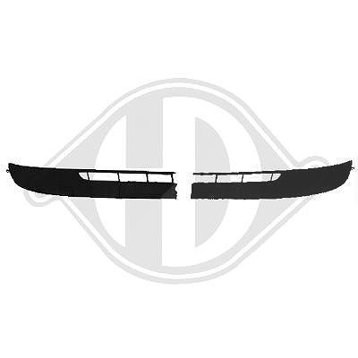 Diederichs Zier-/Schutzleiste, Stoßfänger [Hersteller-Nr. 4414662] für Renault
