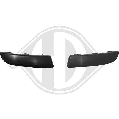 Diederichs Zier-/Schutzleiste, Stoßfänger [Hersteller-Nr. 4405067] für Renault