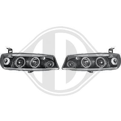 Diederichs Hauptscheinwerfersatz [Hersteller-Nr. 1830380] für Opel