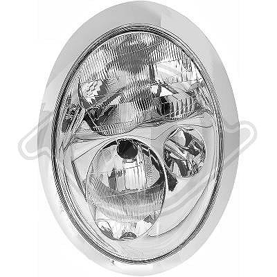 Diederichs Scheinwerfer H7/H7 mit Stellmotor für LWR [Hersteller-Nr. 1205981] für Mini