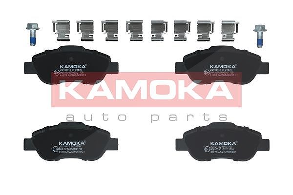 Kamoka Bremsbelagsatz, Scheibenbremse [Hersteller-Nr. JQ101152] für Fiat