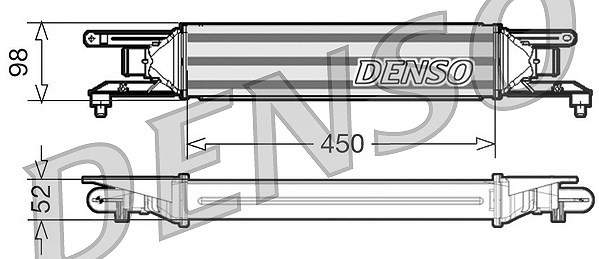 Denso Ladeluftkühler [Hersteller-Nr. DIT01001] für Fiat, Alfa Romeo
