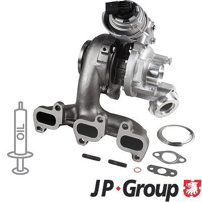 Jp Group Lader, Aufladung [Hersteller-Nr. 1117407900] für Seat, VW, Skoda