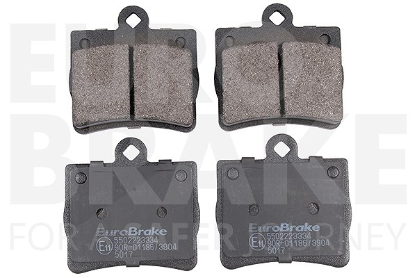 Eurobrake Bremsbelagsatz Hinterachse [Hersteller-Nr. 5502223334] für Mercedes-Benz