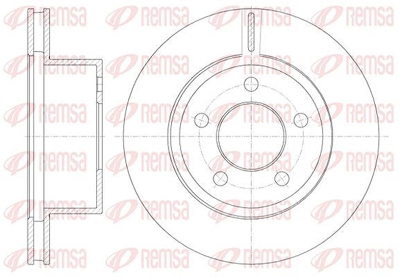 Kawe 1x Bremsscheibe [Hersteller-Nr. 688610] für Jeep