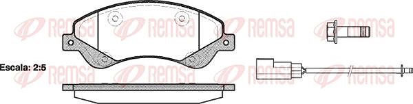 Kawe Bremsbelagsatz, Scheibenbremse [Hersteller-Nr. 125102] für Ford