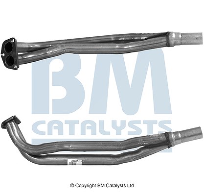 Bm Catalysts Abgasrohr [Hersteller-Nr. BM70705] für Land Rover