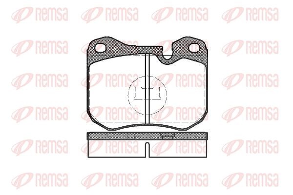 Kawe Bremsbelagsatz, Scheibenbremse [Hersteller-Nr. 013100] für Porsche