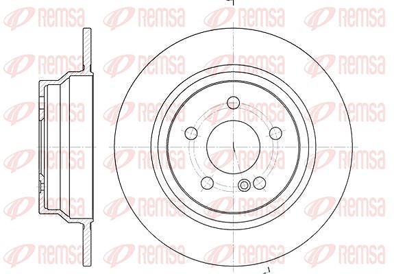 Kawe 1x Bremsscheibe [Hersteller-Nr. 678700] für Mercedes-Benz