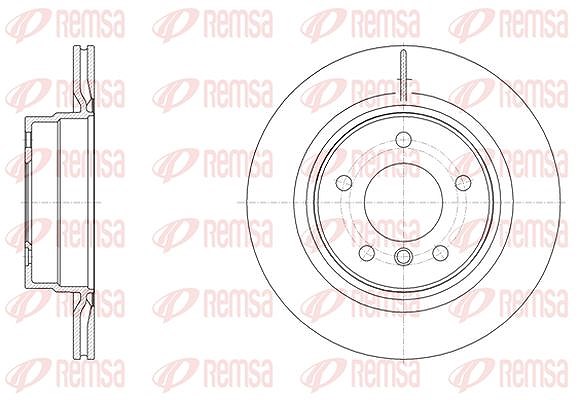 Kawe 1x Bremsscheibe [Hersteller-Nr. 6149510] für BMW