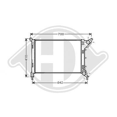 Diederichs Kühler, Motorkühlung [Hersteller-Nr. DCM1580] für Mini