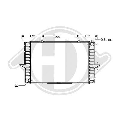 Diederichs Kühler, Motorkühlung [Hersteller-Nr. DCM3515] für Volvo
