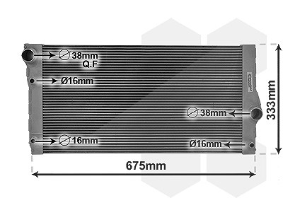 Van Wezel Kühler, Motorkühlung [Hersteller-Nr. 06002355] für BMW