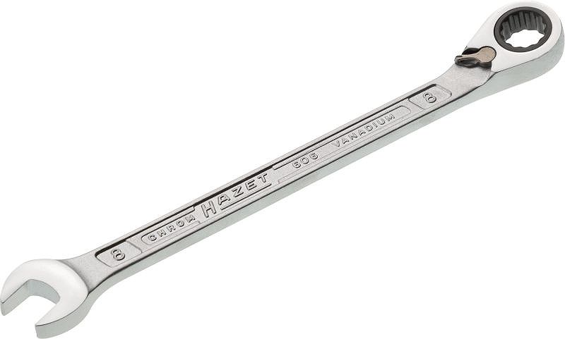 Hazet Knarren Ring-Maulschlüssel - Doppel-Sechskant - 8mm [Hersteller-Nr. 606-8]