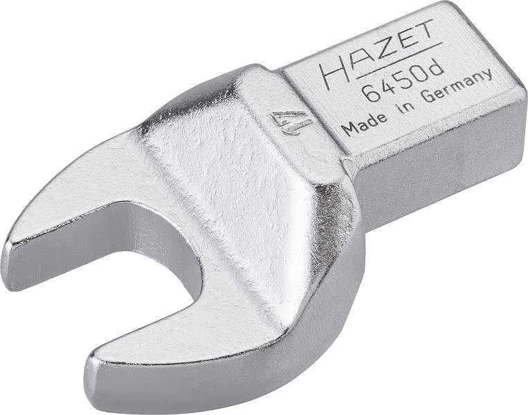 Hazet Einsteck-Maulschlüssel - Einsteck-Vierkant 14x18mm - 17mm [Hersteller-Nr. 6450D-17]