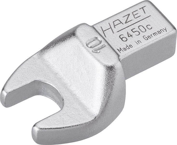 Hazet Einsteck-Maulschlüssel - Einsteck-Vierkant 9x12mm - 10mm [Hersteller-Nr. 6450C-10]